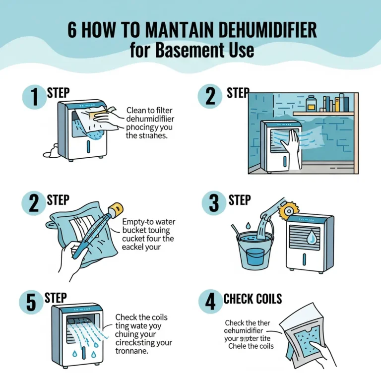 Read more about the article How to Maintain Dehumidifier for Basement Use! 6 Easy Tips