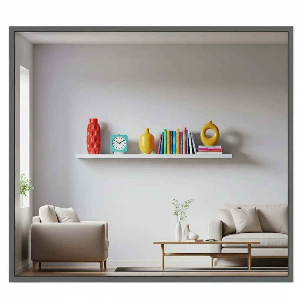 Applying the 70/30 rule to home decor vintage modern, balancing 70% modern base with 30% vintage decorations for home.