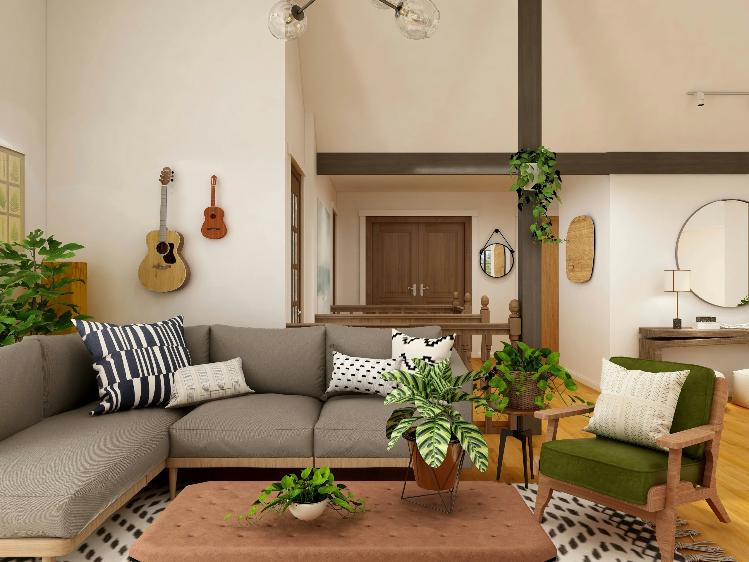 You are currently viewing Comfortable Farmhouse Living Room ideas 2025