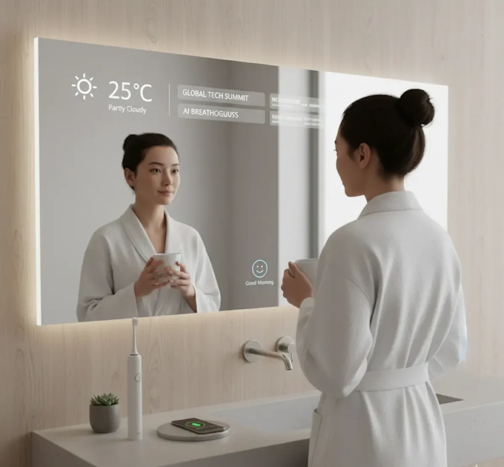  Future of smart home decoradtech with smart mirror
