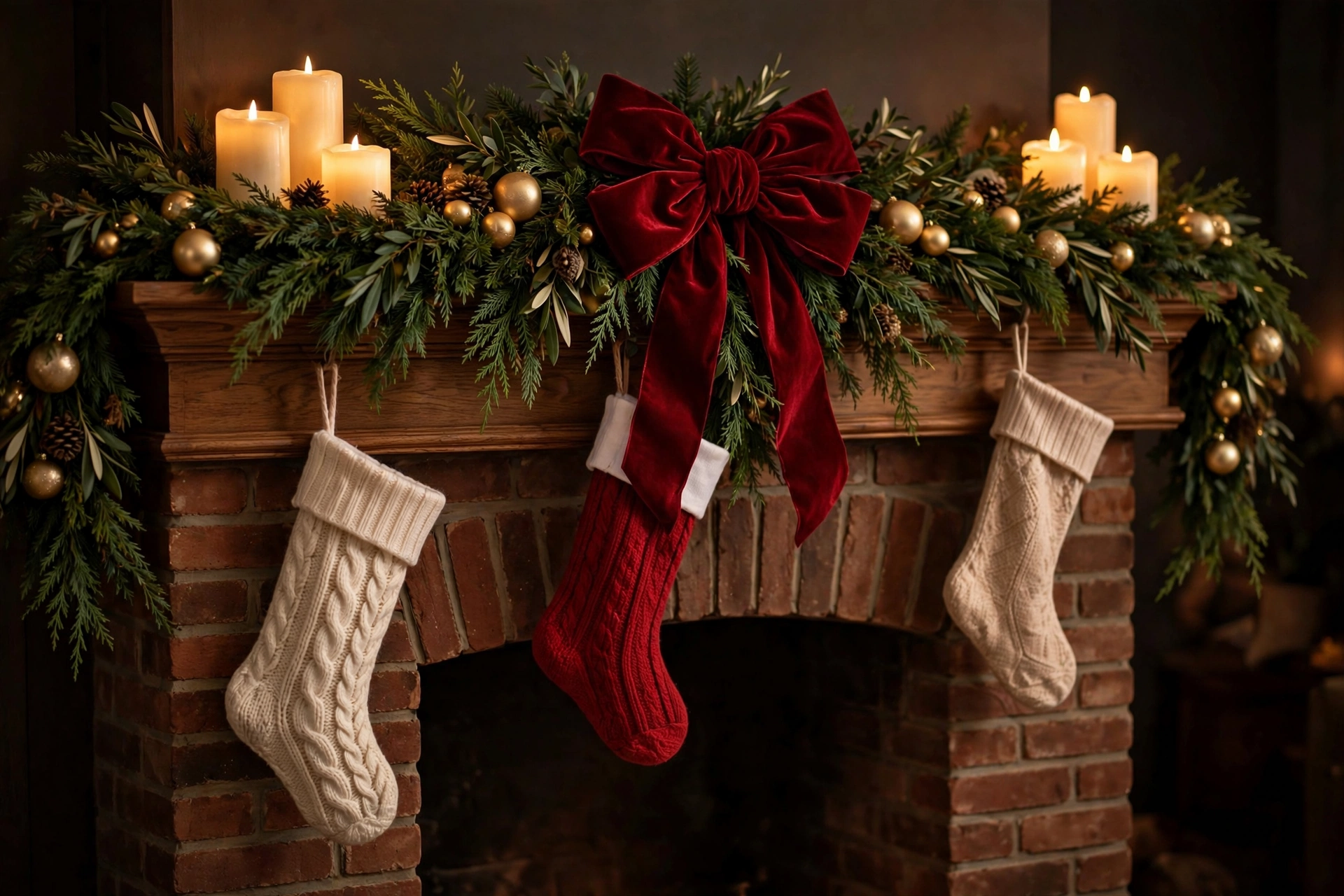 You are currently viewing 18 Christmas Mantel Decor Ideas